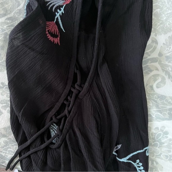 Free People Adelaide Festival Slip Dress Black Combo Size Small - Picture 11 of 14